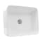 Nantucket Sinks Rectangle White Vessel Sink NSV105 - alternate 2